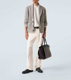 Tod's Ribbed-knit wool and cashmere cardigan