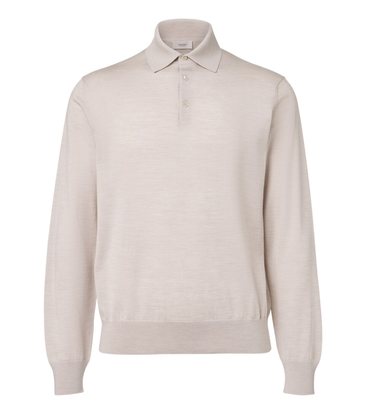 Photo: Agnona Wool, silk and cashmere polo sweater