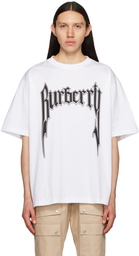 Burberry White Printed T-Shirt