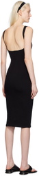 Gil Rodriguez Black Corazon Midi Dress
