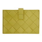 Bottega Veneta Green Intrecciato Small Card Holder