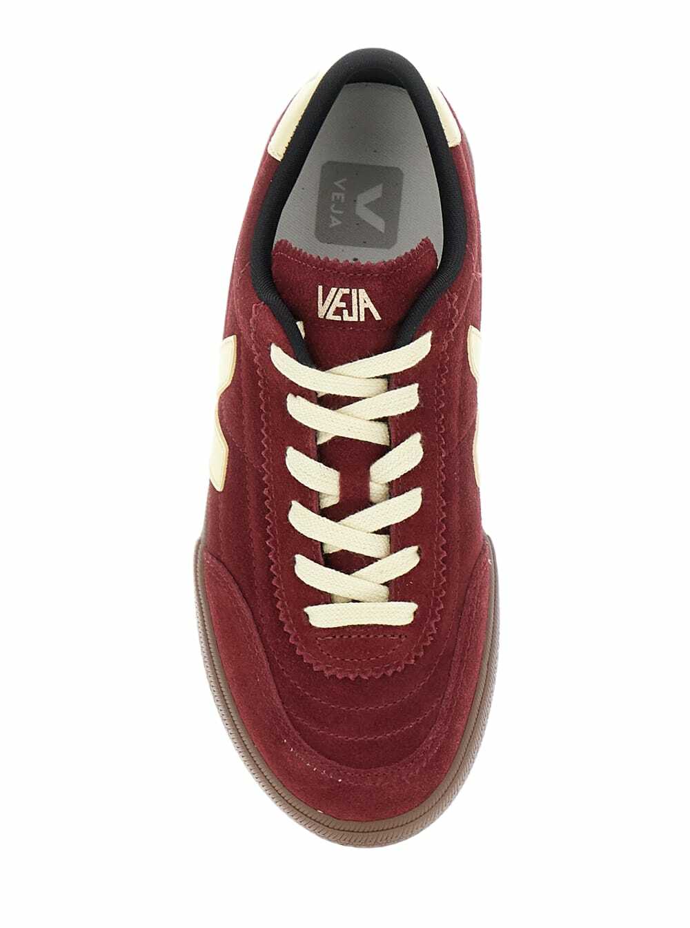 Veja panenka Bordeaux Low Top Sneakers With Logo Patch On The Side And Contrasting Heel With Logo Lettering In Leather Unisex