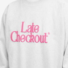 Late Checkout Men's Logo Sweatshirt in Grey