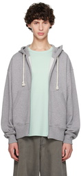 Acne Studios Gray Zip Hoodie