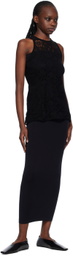 Olēnich Black Racer Back Tank Top