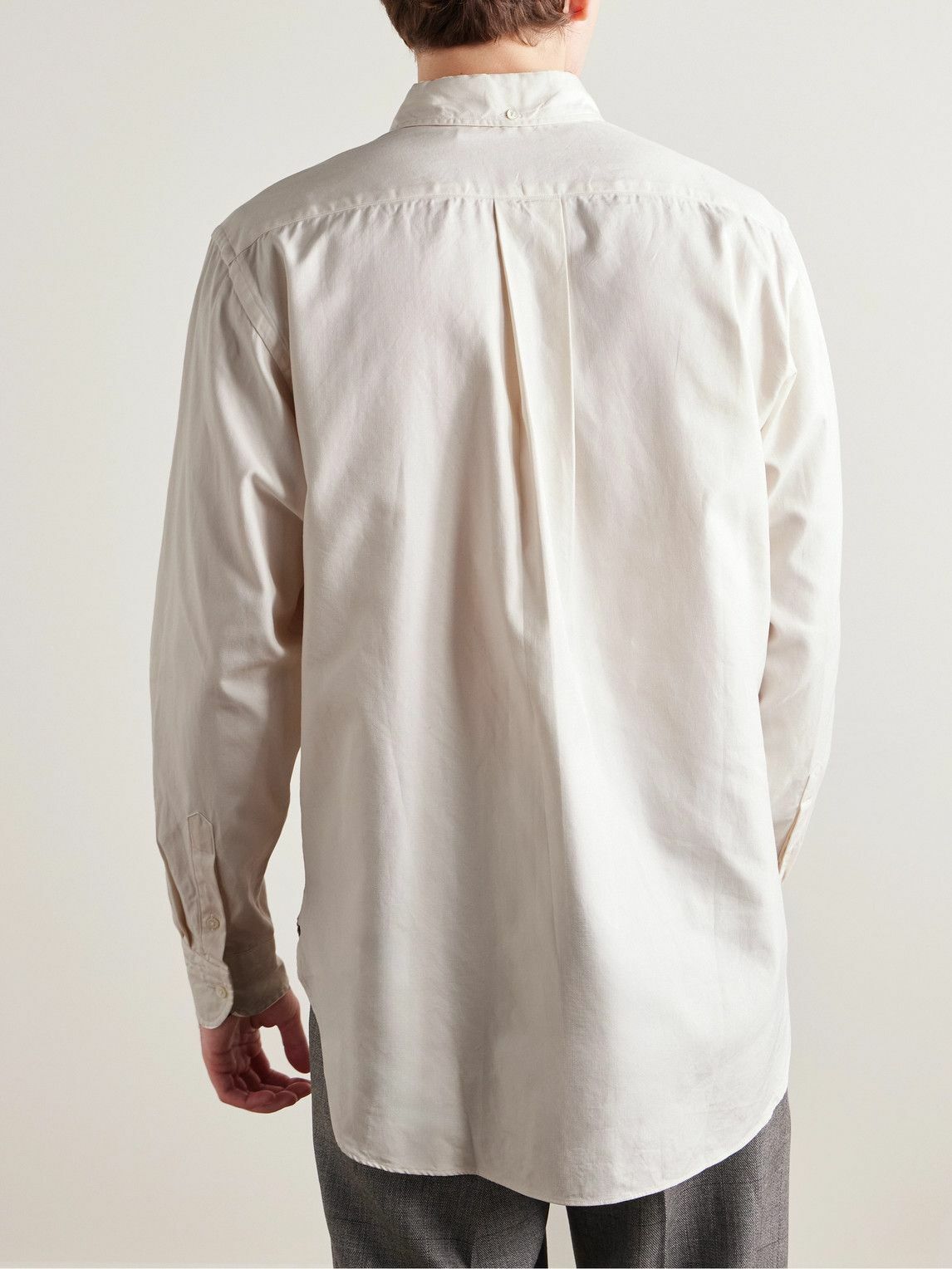 KAPTAIN SUNSHINE Big Button-down Shirt KAPTAIN SUNSHINE Big Button-down Shirt [BROWN PINSTRIPE] - Fresh