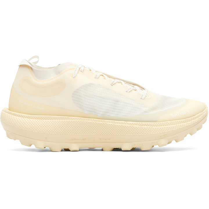 Photo: Satisfy Off-White 'TheROCKER' Sneakers