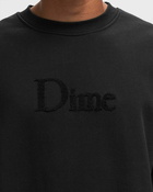 Dime Mtl Classic Logo Crewneck Black Sweatshirt