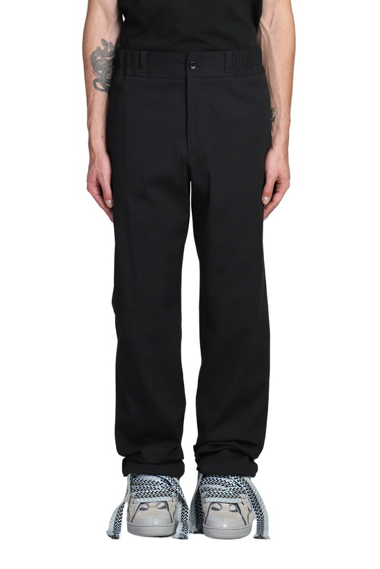 Photo: Lanvin Pants In Black Cotton