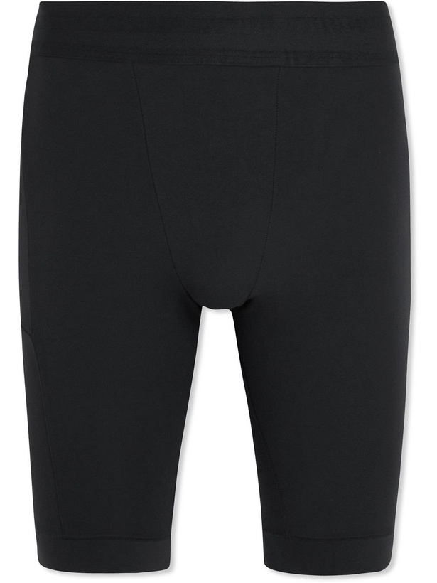 Photo: Nike Training - Dri-FIT Infinalon Yoga Shorts - Black