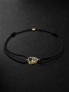 Luis Morais - Gold, Onyx and Cord Bracelet
