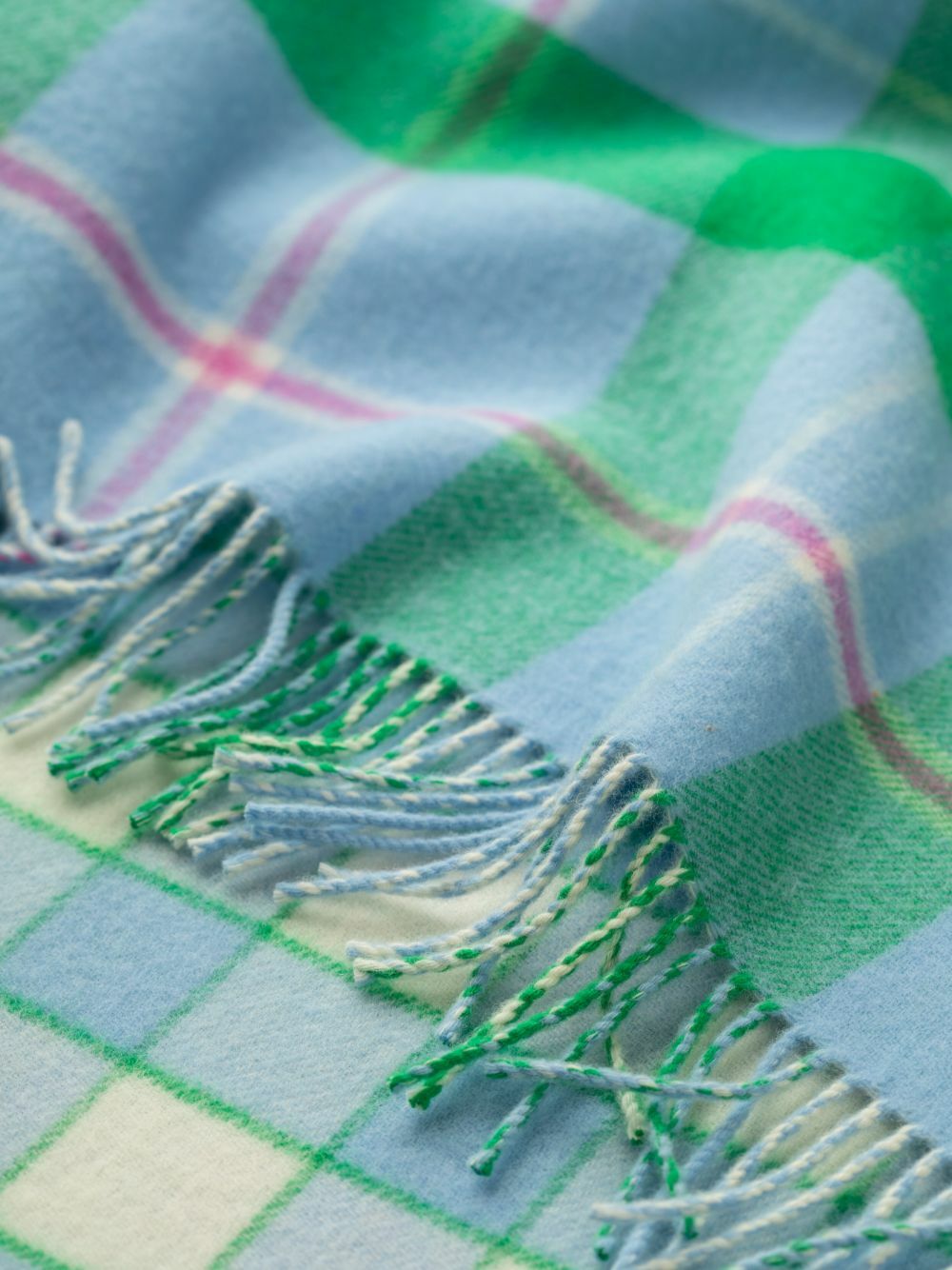 Johnstons Of Elgin Reversible Wool Throw