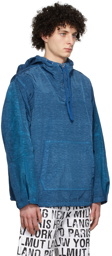 Helmut Lang Blue Canvas Anorak Jacket