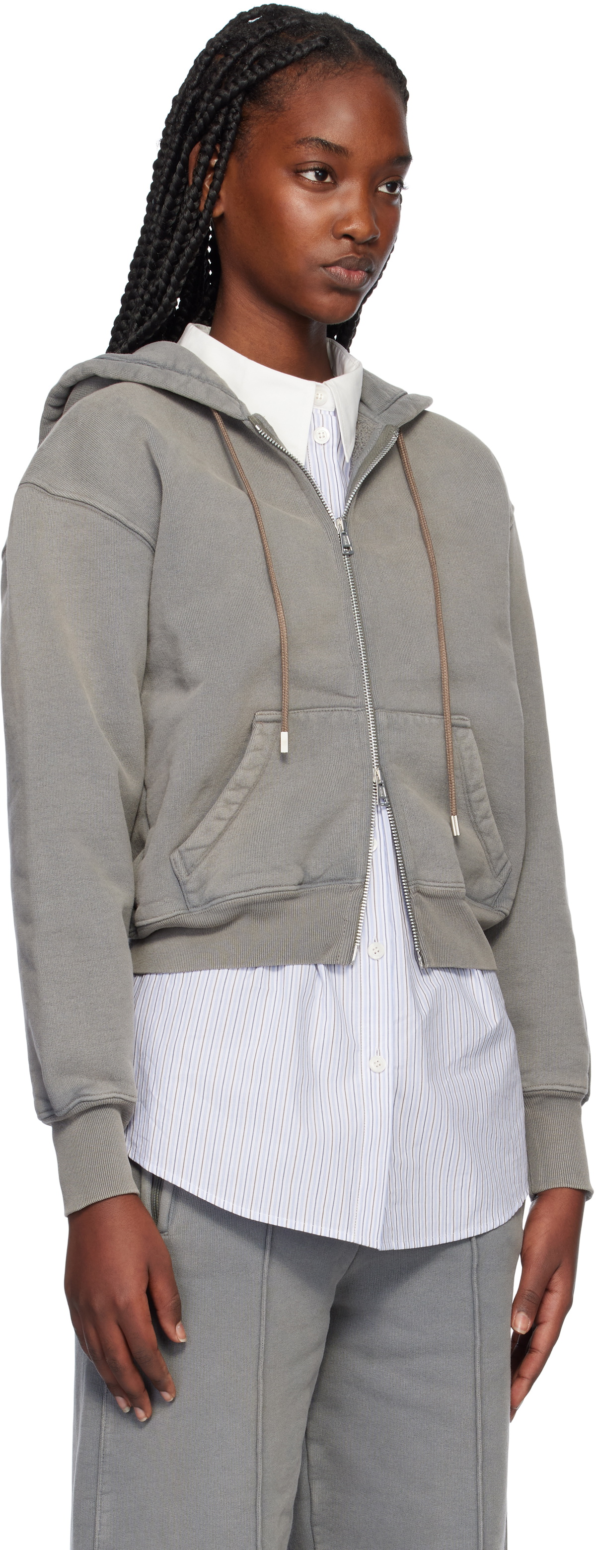our legacy MISCHIEF HOOD ジップパーカー32 OUR LEGACY Gray Mischief Hoodie Our Legacy