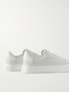 Givenchy - Perforated Leather Sneakers - White
