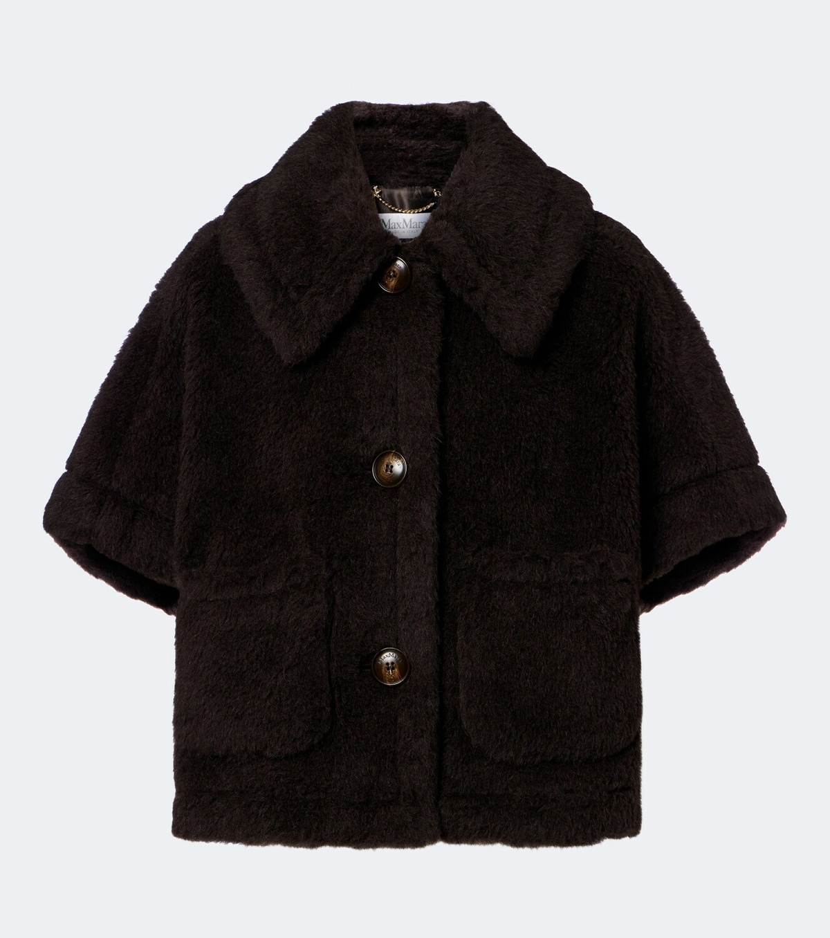 Max Mara Wool and silk teddy jacket