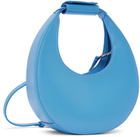 Staud Blue Mini Moon Bag