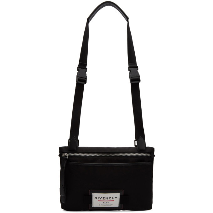 Photo: Givenchy Black Downtown Flat Crossbody Bag