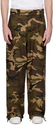 Palm Angels Green Sartorial Trousers