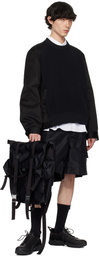 sacai Black Alice Backpack