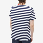 Polo Ralph Lauren Men's Stripe Custom Fit T-Shirt in Cruise Navy/White