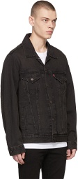 Levi's Black Vintage Fit Trucker Denim Jacket