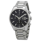 Tag Heuer Carrera Chronograph Automatic Black Dial Mens Watch CBK2110.BA0715