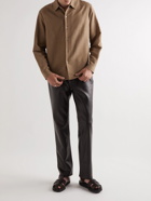 Séfr - Cotton and Linen-Blend Shirt - Brown