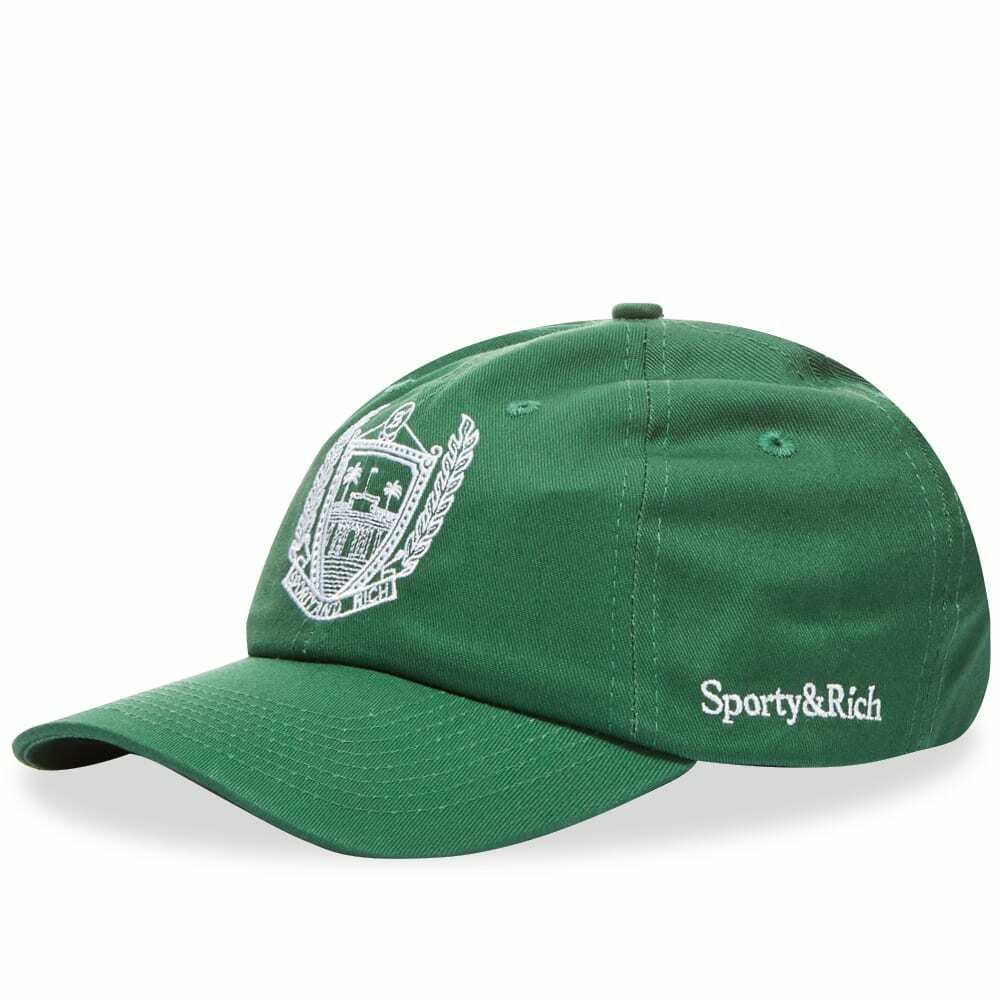 sporty&rich キャップ グリーン 新品未使用タグ付 大阪府 ショップ Sporty&Rich BEVERLY HILLS コットンキャップ グリーン