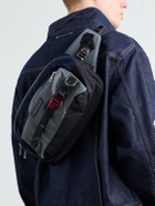 Master-Piece - Leather-Trimmed CORDURA® Twill Belt Bag