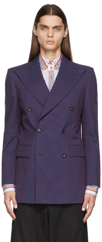 Photo: Vivienne Westwood Navy Classic Double-Breasted Blazer