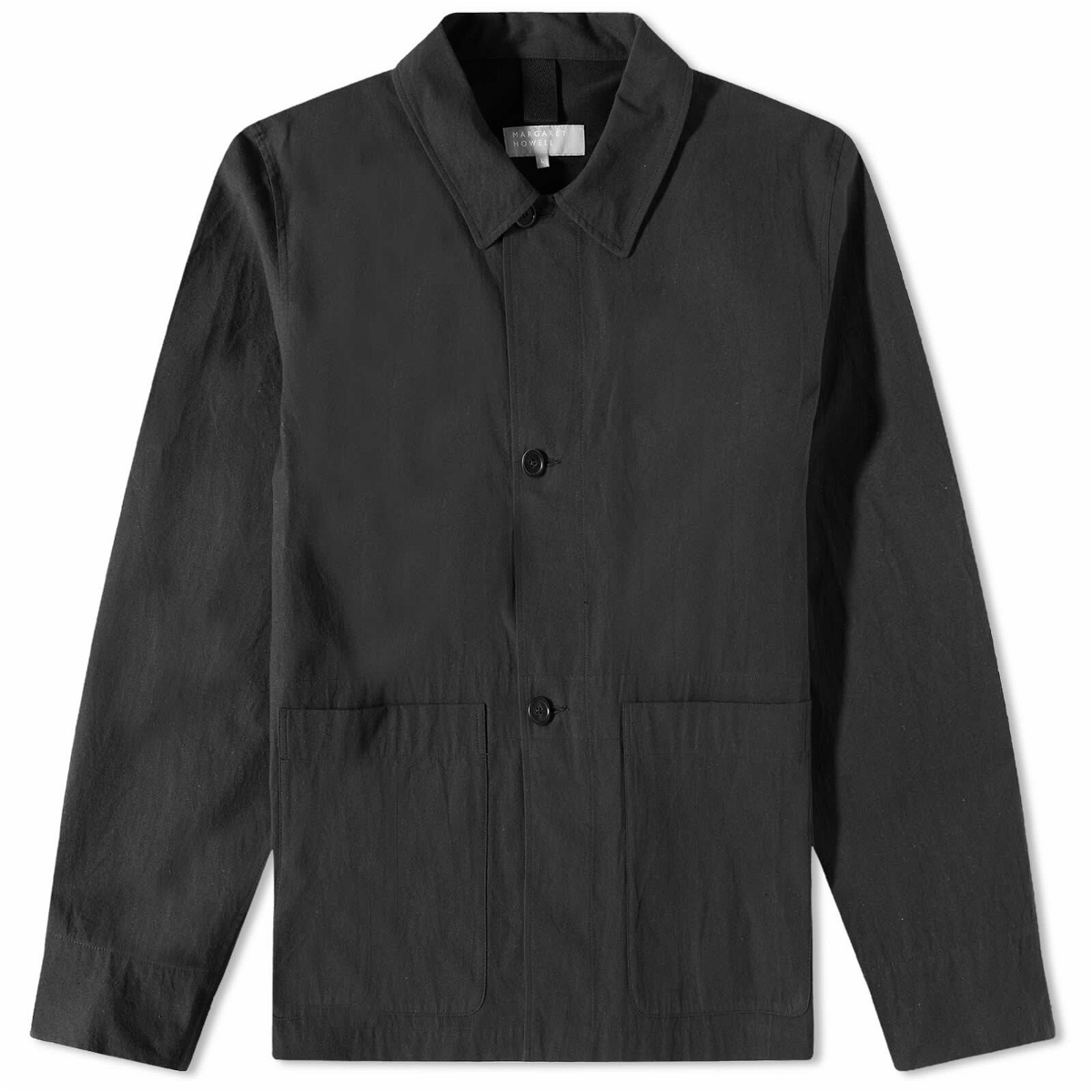 Photo: Margaret Howell Men's Button Up Jacket in Black