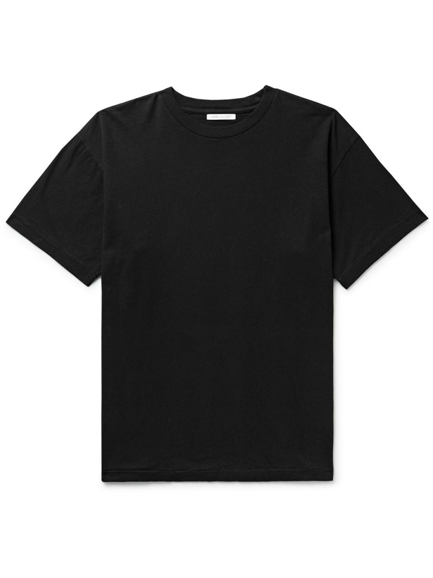 Photo: John Elliott - University Cotton-Jersey T-Shirt - Black