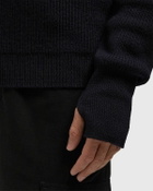 Norse Projects Henning Cotton Wool Rib Sweater Blue Mens Pullover