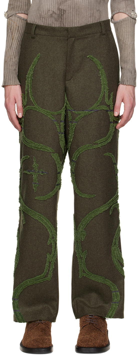 Solitude Studios Green Overgrown Trousers