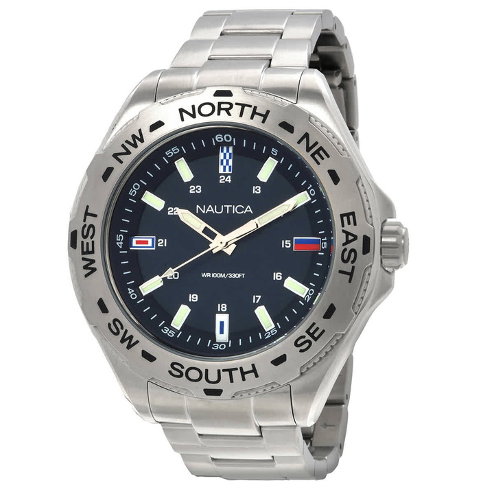 Photo: Nautica Clearwater Beach Quartz Blue Dial Mens Watch NAPCWS305