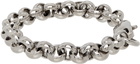 Laura Lombardi Silver Rolo Bracelet