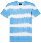 Howlin' - Fons Tie-Dyed Cotton-Blend Terry T-Shirt - Blue