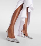 Alexandre Vauthier Sequined 105 slingback pumps