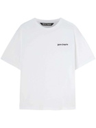 PALM ANGELS - Embroidered Logo Cotton T-shirt