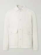 ATON - Wool And Cotton-Blend Twill Jacket - Neutrals