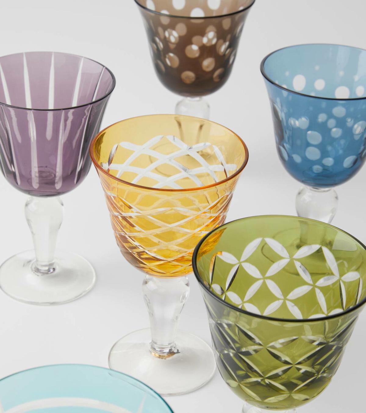 Polspotten Cuttings set of 6 wine glasses