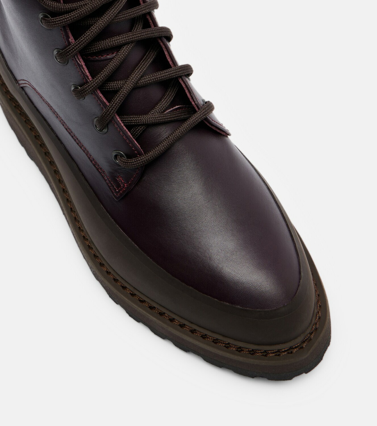Le Monde Béryl Dolomite leather lace-up boots