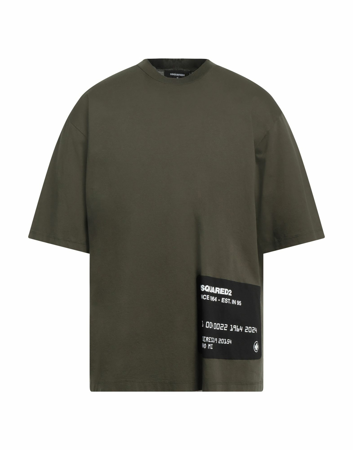 Dsquared2 Mens T-shirt Military in Green