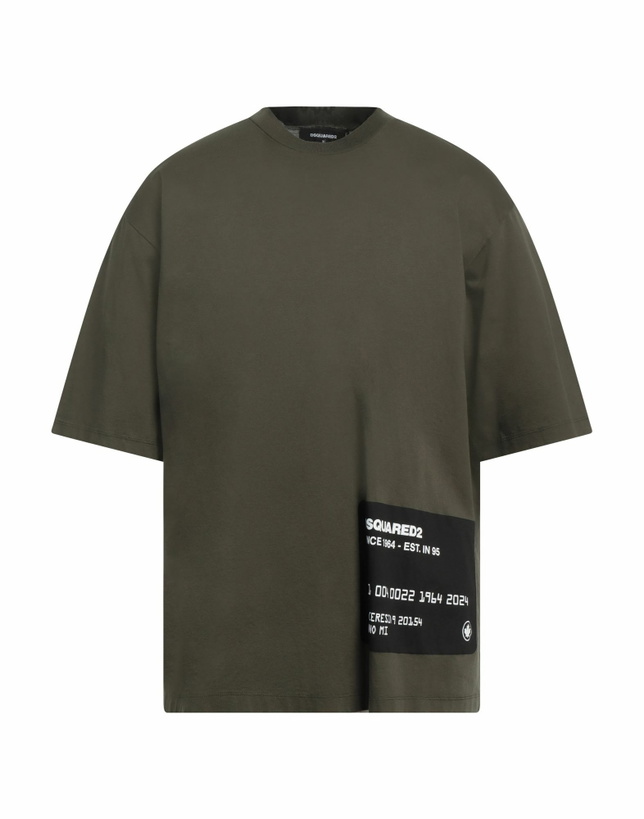 Photo: Dsquared2 Mens T-shirt Military in Green