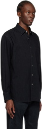 AURALEE Black Denim Shirt