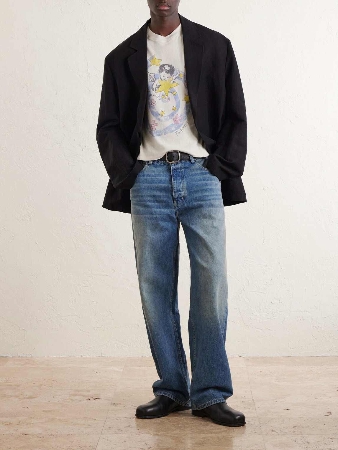 NAHMIAS - Wide-Leg Jeans - Blue