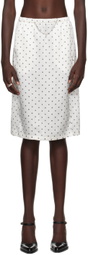 Julie Kegels SSENSE Exclusive White Sissy Midi Skirt