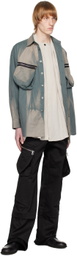 JiyongKim Green Sun-Bleached Shirt