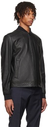 Boss Black Malba Leather Jacket